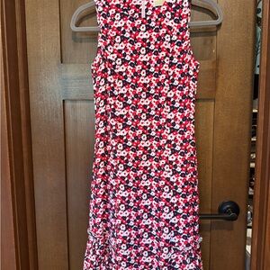 Michael Kors Red and Blue Floral Dress